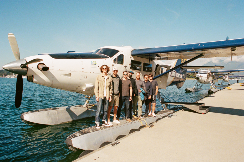 Employees of wave pool technology provider Endless Surf 