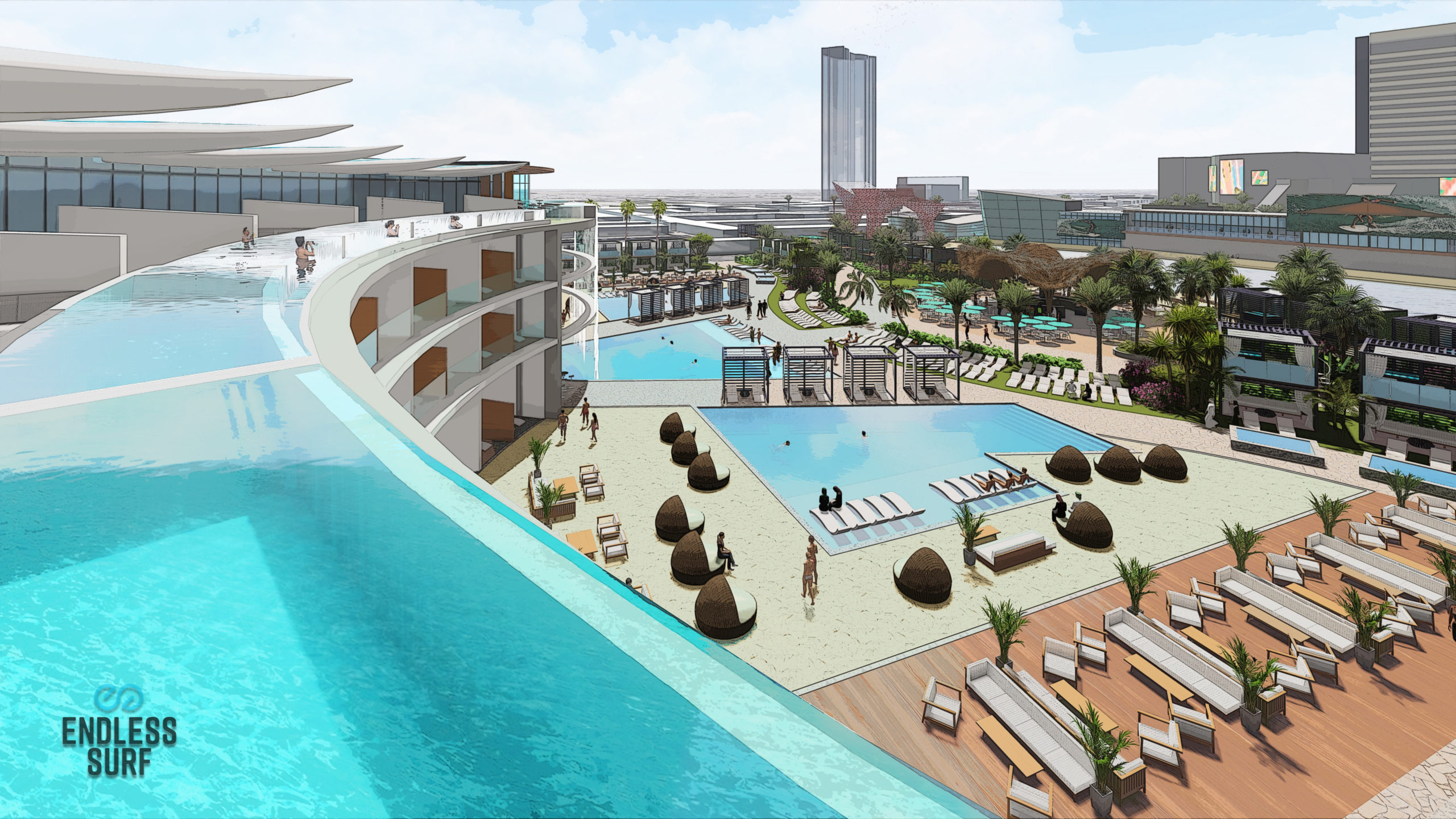 a perfect mix: surf lagoons and real estate